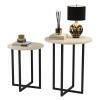 Conjunto de Mesas Lateral Apoio 8030 8031 JB Bechara Pérola