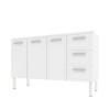 Gabinete de Pia 160 Apolo Flat 3G Cozimax Branco