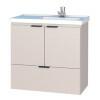 Gabinete Para Banheiro Madeira Lis 60 Com Lavatório Cozimax Nude