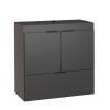 Gabinete Para Banheiro Madeira Lis 60 Sem Cuba Cozimax Preto