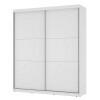 Guarda Roupa 2 Portas Correr Caribe Mirarack Branco