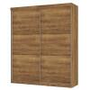 Guarda Roupa 2 Portas Correr Caribe Mirarack Canela