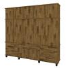 Guarda Roupa 5 Portas Diamante 2.4 Fabrimoveis Madeirado