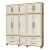 Guarda Roupa 5 Portas House Fabrimoveis Freijo/Off White