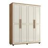 Guarda Roupa 4 Portas 1.8 Versátil Fabrimoveis Freijo/Off White