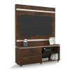 Estante Home Para Sala Pequena Allegro 1.3 Lukaliam Noce/Off White