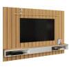 Painel Ripado Para TV 75 Polegadas 217cm Brise com Nicho 2.2 EDN Freijo/Fendi