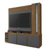 Estante Home Para TV até 55 Capri EDN Naturale/Grafite