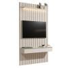 Home Suspenso Ripado Pequeno Com LED 139cm Para TV 42" Colorado EDN Off White