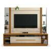 Estante Home Para TV 60 Polegadas Império EDN Off White/Cedro