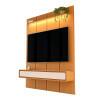 Home Suspenso 180x216cm 3 Gavetas Para TV 75¨ Milano 1.8 EDN Cedro/Cedro Off White