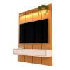 Home Suspenso 180x216cm 3 Gavetas Para TV 75¨ Milano 1.8 EDN Cedro/Off White