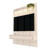 Home Suspenso 180x216cm 3 Gavetas Para TV 75¨ Milano 1.8 EDN Off White