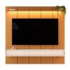 Home Suspenso 225x216cm 3 Gavetas Para TV 85¨ Milano 2.25 EDN Cedro/Off White