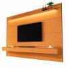 Home Painel Para TV 85¨ Com LED 218cm 3 Gavetas Norton 2.2 EDN Cedro