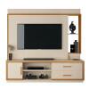 Home Rack com Painel 2.0m TV 75 Pol Avis EAX Off White/Cedro