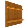 Home Painel Ripado 3D Para TV 70 Polegadas 180 x 250 Com LED Requinte Gelius Naturale