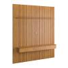 Home Painel Ripado 250x230cm Para TV 85 Supremo 2.3 Patrimar Cinamomo