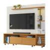 Home Sala Para TV 55 Polegadas Savana 1.8 Lukaliam Off White/Tauari