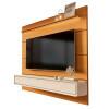 Home Painel Suspenso 180cm Para TV 75¨ Gavetas LED Boaz 1.8 EDN Cedro/Off White