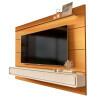 Home Painel Suspenso 218cm Para TV 85¨ Gavetas LED Boaz 2.2 EDN Cedro/Off White