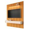 Home Painel Suspenso 180cm Para TV 75¨ Gavetas LED Liv 1.8 EDN Cedro/Off White