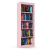 Livreiro Multiuso Encanto 4 Prateleiras Patrimar Rosa