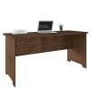 Escrivaninha Mesa Escritório 160cm 2 Gavetas Cannes RV Móveis Noce