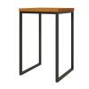 Mesa de Apoio Para Sala 40x40 Iron EAX Móveis Cedro 