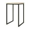 Mesa de Apoio Para Sala 40x40 Iron EAX Móveis Off White