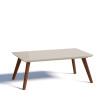 Mesa de Centro Sala Estar Retangular 91x52 Classic Imcal Off White