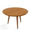 Mesa de Centro Redonda Retrô Pés Palito Luna 67 x 67 x 35 Patrimar Cumaru