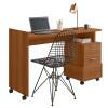 Mesa Para Escritório Estudos 2 Gavetas 138cm Alessa M1 Lukaliam Jequitiba
