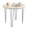 Mesa de Jantar Redonda 90 Pés de Ferro 8080 JB Bechara Pérola