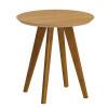 Mesa Lateral Redonda Sala de Estar 60x60x66 Classic Imcal Nature