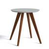 Mesa Lateral Redonda Sala de Estar 60x60x66 Classic Imcal Branco