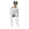 Mesa de Canto Retrô Tubi RV Móveis Branco