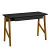 Escrivaninha com Gaveta Home Office 125cm Taurus Patrimar Preto