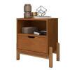 Mesa de Cabeceira 1 Gaveta 1 Nicho 52cm x 58cm Antares Casa D Cedro