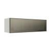 Módulo Armário Aéreo 120cm 1 Porta Basculante Vidro Reflecta Cozinha Modulada Robel Branco