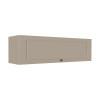 Módulo Armário Aéreo 120cm 1 Porta Basculante 100% MDF Cozinha Provence Robel Fendi/Fendi Matte