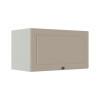 Módulo Armário Aéreo 60cm 1 Porta Basculante 100% MDF Cozinha Provence Robel Branco/Fendi Matte