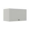 Módulo Armário Aéreo 60cm 1 Porta Basculante 100% MDF Cozinha Provence Robel Branco/Branco Matte