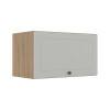 Módulo Armário Aéreo 60cm 1 Porta Basculante 100% MDF Cozinha Provence Robel Hanover/Branco Matte