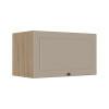 Módulo Armário Aéreo 60cm 1 Porta Basculante 100% MDF Cozinha Provence Robel Hanover/Fendi Matte