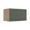Módulo Armário Aéreo 60cm 1 Porta Basculante 100% MDF Cozinha Provence Robel Hanover/Salvia Matte