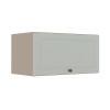 Módulo Armário Aéreo 70cm 1 Porta Basculante 100% MDF Cozinha Provence Robel Fendi/Branco Matte