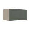 Módulo Armário Aéreo 70cm 1 Porta Basculante 100% MDF Cozinha Provence Robel Fendi/Salvia Matte