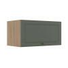 Módulo Armário Aéreo 70cm 1 Porta Basculante 100% MDF Cozinha Provence Robel Hanover/Salvia Matte
