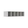 Módulo Nicho Adega Horizontal 80x20x34cm 100% MDF Cozinha Modulada Robel Branco